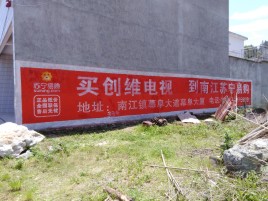  青田墙体广告公司全面解决农村墙体广告痛点