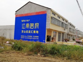  青田农村墙体广告在不同形式上面展现的不同特色
