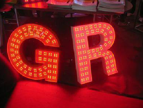  青田LED发光字常见的安装误区。